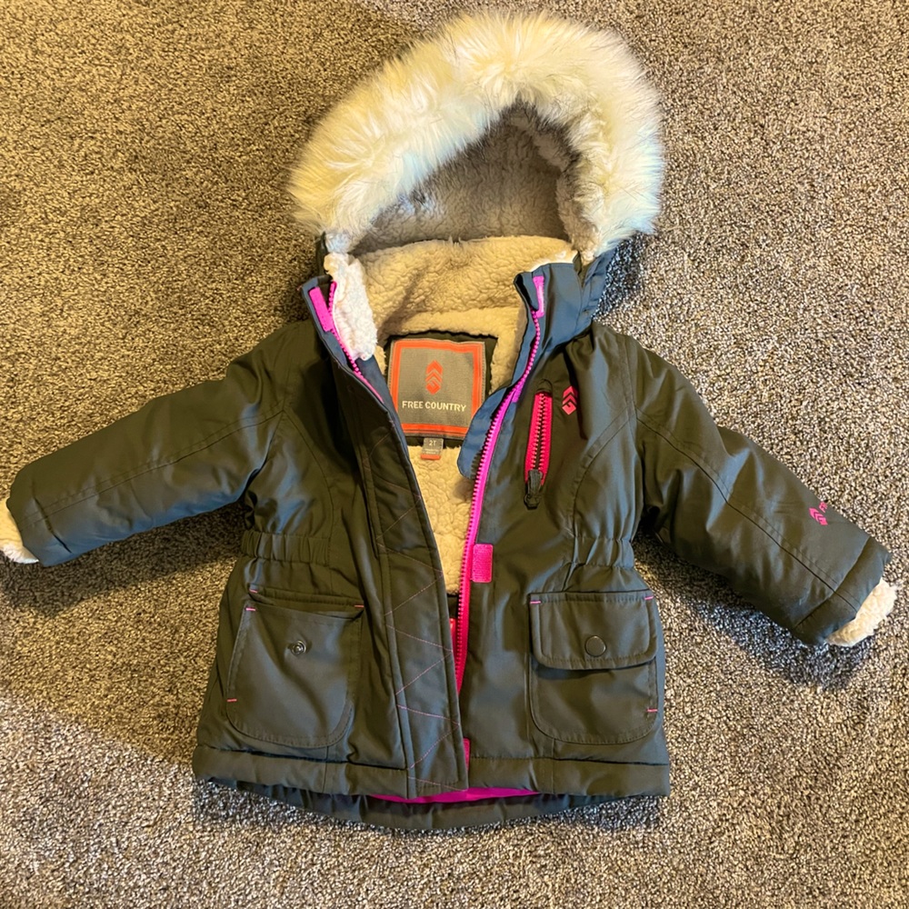 Size 2T “free country” girls winter jacket
